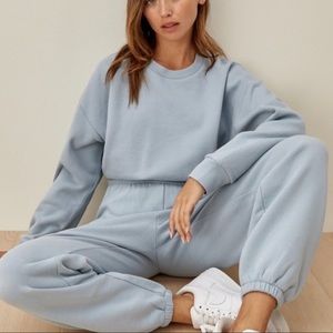 Reformation cropped sweatshirt